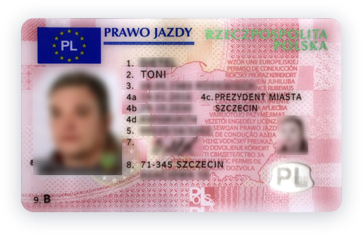 Beispielbild EU-Führerschein Dokumentation