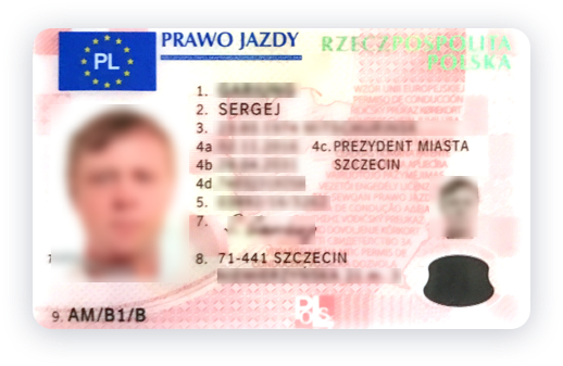 Beispielbild EU-Führerschein Dokumentation